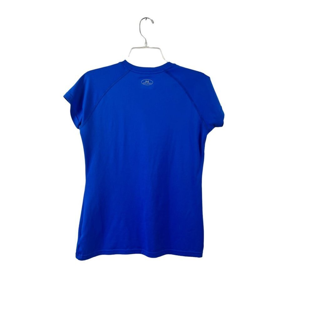 Under Armour Women's Royal Blue Semi-Fitted Shirt - Picture 2 of 5
